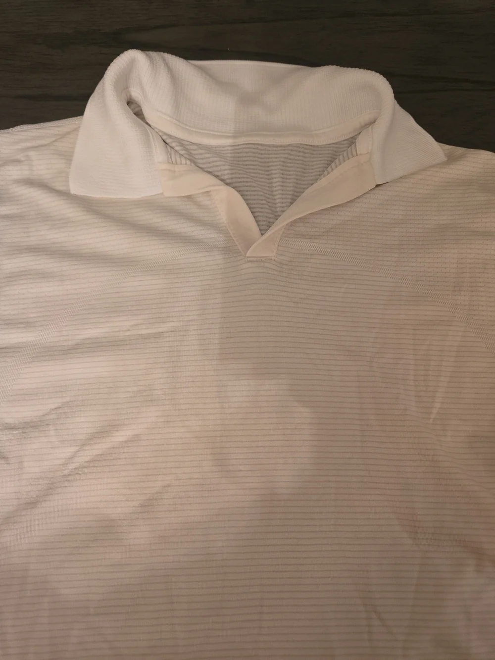 lululemon athletica Short-Sleeve Crop Polo in Cream